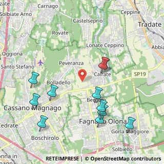 Mappa 21050 Cairate VA, Italia (2.24909)