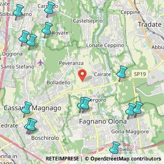 Mappa 21050 Cairate VA, Italia (3.26143)