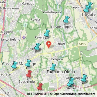 Mappa 21050 Cairate VA, Italia (3.06)