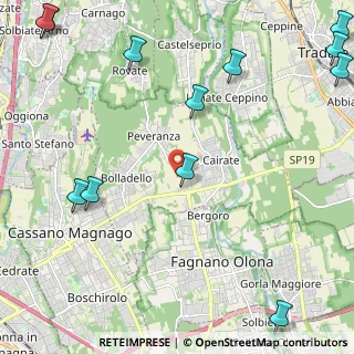 Mappa 21050 Cairate VA, Italia (3.31417)