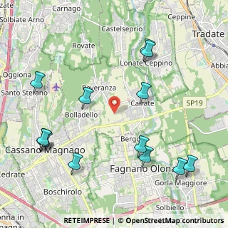 Mappa 21050 Cairate VA, Italia (2.54231)