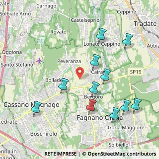 Mappa 21050 Cairate VA, Italia (2.20727)