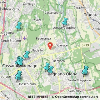 Mappa 21050 Cairate VA, Italia (3.04846)