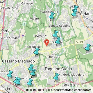 Mappa 21050 Cairate VA, Italia (3.16467)