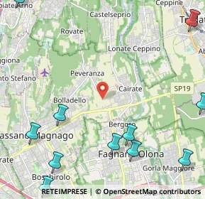Mappa 21050 Cairate VA, Italia (3.29455)