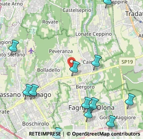 Mappa 21050 Cairate VA, Italia (2.83083)