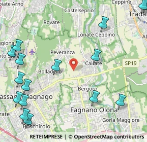 Mappa 21050 Cairate VA, Italia (3.10125)