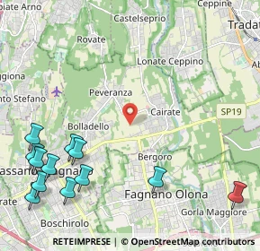 Mappa 21050 Cairate VA, Italia (2.99667)