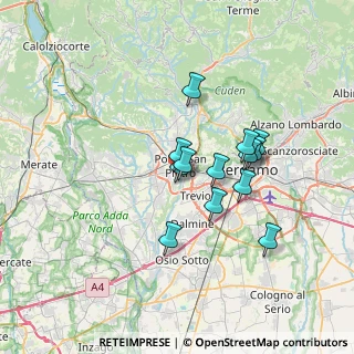 Mappa Via Monte Grappa, 24030 Presezzo BG, Italia (5.40231)