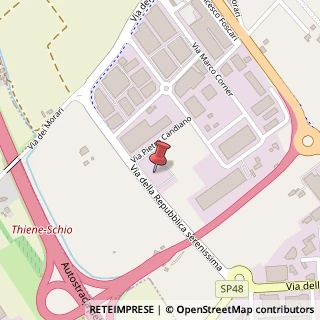 Mappa Via della Repubblica Serenissima, 7, 36016 Thiene, Vicenza (Veneto)