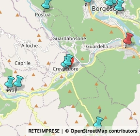 Mappa Via Rio Bodro, 13864 Crevacuore BI, Italia (3.01545)