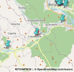 Mappa Via Rio Bodro, 13864 Crevacuore BI, Italia (3.46)