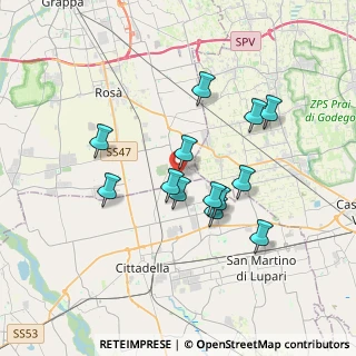 Mappa Quartiere S. Rocco, 36028 Rossano Veneto VI, Italia (3.05769)