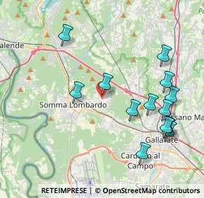 Mappa Via Europa, 21010 Arsago Seprio VA, Italia (4.30308)