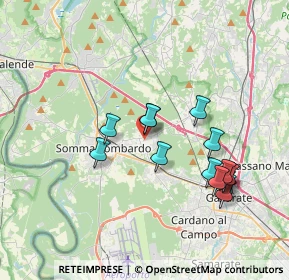 Mappa Via Europa, 21010 Arsago Seprio VA, Italia (3.48214)
