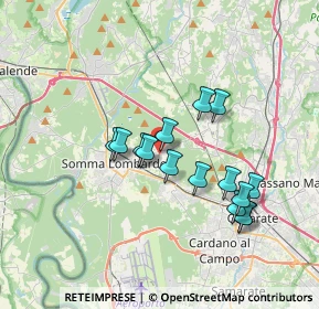 Mappa Via Europa, 21010 Arsago Seprio VA, Italia (3.07733)