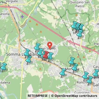 Mappa Via Dante, 21010 Arsago Seprio VA, Italia (2.6935)