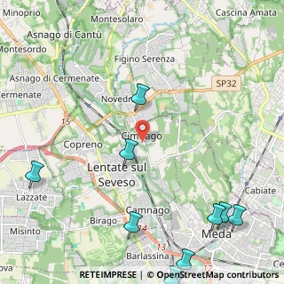Mappa Via Francesco Sforza, 20823 Lentate sul Seveso MB, Italia (3.53583)