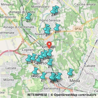 Mappa Via Francesco Sforza, 20823 Lentate sul Seveso MB, Italia (2.2205)