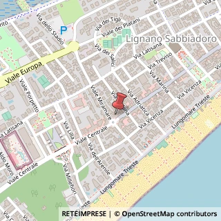 Mappa Viale Venezia, 86, 33054 Lignano Sabbiadoro, Udine (Friuli-Venezia Giulia)