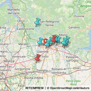 Mappa 24030 Bergamo BG, Italia (9.38091)