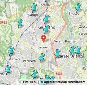 Mappa Via E. Torricelli, 20833 Giussano MB, Italia (3.00118)