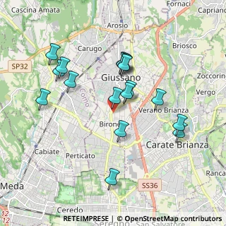 Mappa Via E. Torricelli, 20833 Giussano MB, Italia (1.78941)