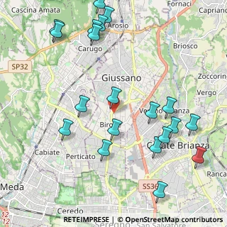 Mappa Via E. Torricelli, 20833 Giussano MB, Italia (2.4835)