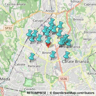 Mappa Via E. Torricelli, 20833 Giussano MB, Italia (1.37)
