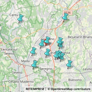 Mappa Via E. Torricelli, 20833 Giussano MB, Italia (3.45231)