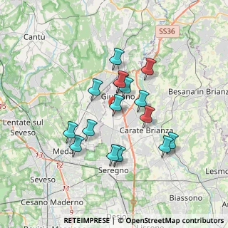 Mappa Via E. Torricelli, 20833 Giussano MB, Italia (2.9375)