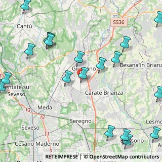 Mappa Via E. Torricelli, 20833 Giussano MB, Italia (6.1115)