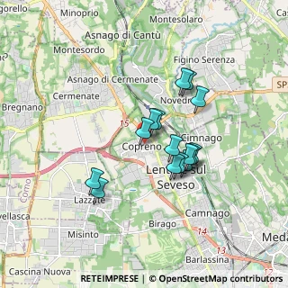 Mappa Via Asiago, 20030 Lentate sul Seveso MB, Italia (1.348)