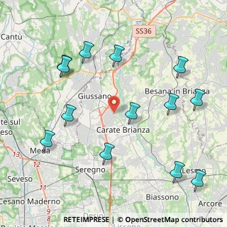 Mappa Via Nazario Sauro, 20843 Verano Brianza MB, Italia (4.89)