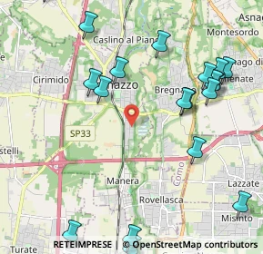 Mappa Via del Lavoro, 22074 Lomazzo CO, Italia (2.7005)