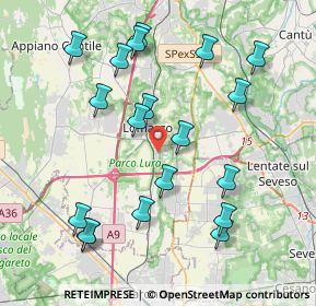 Mappa Via del Lavoro, 22074 Lomazzo CO, Italia (4.24632)