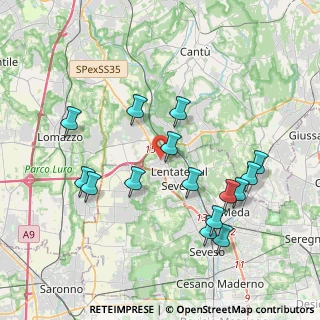 Mappa Piazza Fiume, 20823 Lentate sul Seveso MB, Italia (3.95867)
