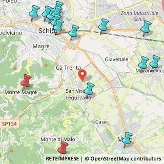 Mappa Via Martiri della Libertà, 36030 San Vito di Leguzzano VI, Italia (3.245)