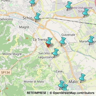 Mappa Via Martiri della Libertà, 36030 San Vito di Leguzzano VI, Italia (2.97545)