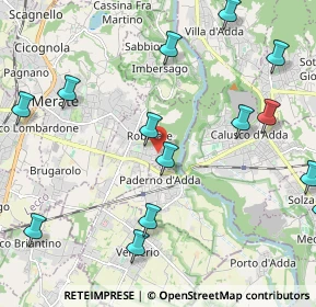 Mappa Viale Brianza, 23899 Robbiate LC, Italia (2.90875)