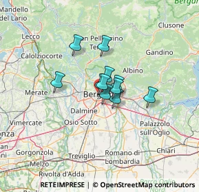 Mappa Via San Giorgio, 24127 Bergamo BG, Italia (7.00455)
