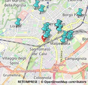 Mappa Via San Giorgio, 24127 Bergamo BG, Italia (0.86824)