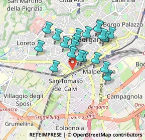 Mappa Via San Giorgio, 24127 Bergamo BG, Italia (0.7455)