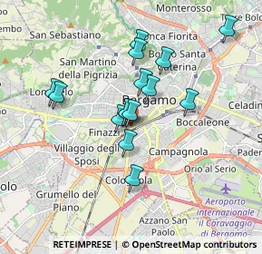 Mappa Via San Giorgio, 24127 Bergamo BG, Italia (1.42)