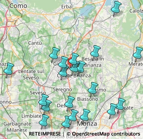 Mappa Vicolo Pretorio, 20843 Verano Brianza MB, Italia (8.982)