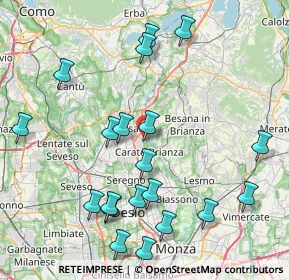 Mappa Vicolo Pretorio, 20843 Verano Brianza MB, Italia (9.227)
