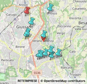 Mappa Vicolo Pretorio, 20843 Verano Brianza MB, Italia (1.68417)