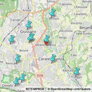 Mappa Via Vittorio Emanuele, 20843 Verano Brianza MB, Italia (2.65818)