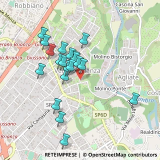 Mappa Via Vittorio Emanuele, 20843 Verano Brianza MB, Italia (0.4185)