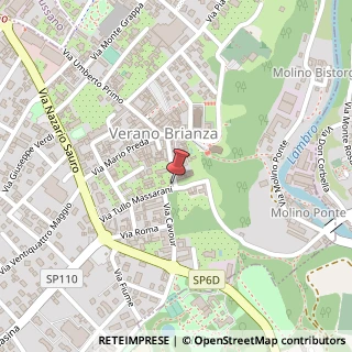 Mappa Via Vittorio Emanuele, 8, 20843 Verano Brianza, Monza e Brianza (Lombardia)
